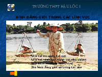 Giáo án điện tử Giáo dục Kinh tế và Pháp luật 11 Bài 10 Kết nối tri thức: Bình đẳng trong các lĩnh vực