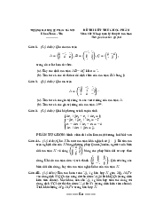 Bộ đề thi ma trận k70 - ca 1  | Đại học Sư phạm Hà Nội