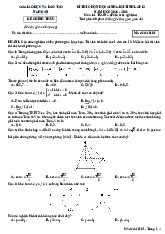 Đề chọn học sinh giỏi tỉnh Toán 12 năm 2025 – 2026 sở GD&ĐT Nghệ An