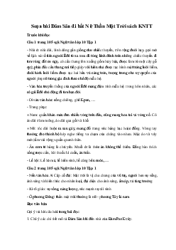 Soạn bài Đăm Săn đi bắt Nữ Thần Mặt Trời sách KNTT