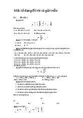 Một số dạng đề thi và lời giải mẫu | Môn toán cao cấp