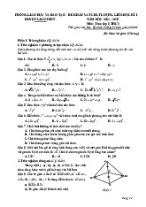 Đề giữa học kì 1 Toán 8 năm 2024 – 2025 phòng GD&ĐT Giao Thủy – Nam Định