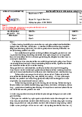 Bài thi kết thúc học phần kinh tế chính trị | Kinh tế chính trị | Trường Đại học Công nghiệp Thành phố Hồ Chí Minh