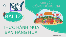 Giáo án điện tử Tự nhiên và Xã hội 2 Bài 12 Kết nối tri thức: Thực hành mua bán hàng hoá