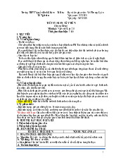 Giáo án Tiết 57, 58, 59: Tây Tiến (Quang Dũng) môn Ngữ văn lớp 10