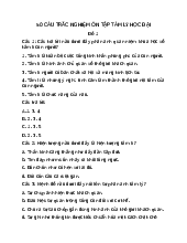 50 CÂU TRẮC NGHIỆM ÔN TẬP TÂM LÝ HỌC ĐẠI Đ1
