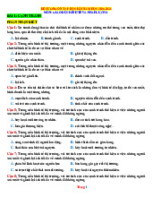 Đề Cương Ôn Tập Học Kỳ 1 Kinh Tế Và Pháp Luật 11 Kết Nối Tri Thức 2025-2026