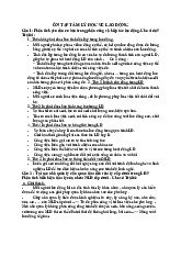 Ôn tập tâm lý học về lao động | Môn Tâm lý học - Đại học Thái Bình Dương