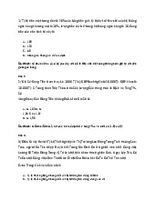 Đề thi kết thúc học phần môn Kinh tế vĩ mô | Đại học Kinh tế Thành phố Hồ Chí Minh