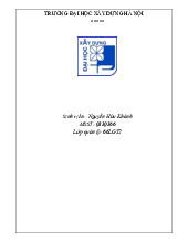 Bài tập Môn Quản lý thu mua | Đại học Xây Dựng Hà Nội