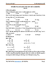 Đề thi giữa học kì 2 Toán lớp 5 Cánh diều - Đề 1