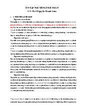 Ôn tập Nguyên lý kế toán / Trường Đại học Kinh tế - Tài chính Thành phố Hồ Chí Minh