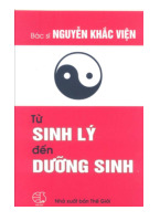 Sách Từ sinh lý đến dưỡng sinh môn Công nghệ sinh học | Trường Đại học Bách Khoa Hà Nội