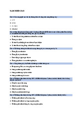 TN Mạng không dây và di động: Câu hỏi trắc nghiệm 1G-4G | Đại học Điện lực