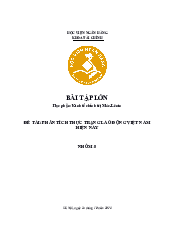 Phân tích thị trường lao động Việt Nam hiện nay | Kinh tế chính trị | Học viện Ngân Hàng