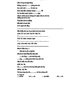 Phiếu Bài Tập Chính Tả Lớp 1 - Kì 2 (Tuần 21 đến 32)