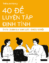 40 ĐỀ ĐỊNH TÍNH HSA