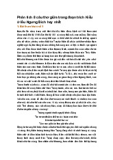 Phân tích 8 câu thơ giữa trong đoạn trích Kiều ở lầu Ngưng Bích hay nhất