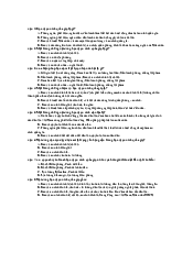 Trọn bộ câu hỏi ôn tập kết thúc học phần môn giao dục quốc phòng | Đại học Văn Lang| Đại học Văn Lang