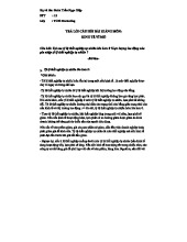 Kinh tế vĩ mô - Phân tích Tỷ lệ Thất nghiệp Tự nhiên (TC53)