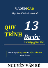 Học AutoCAD Mechanical - Quy trình 13 bước Vẽ hộp giảm tốc