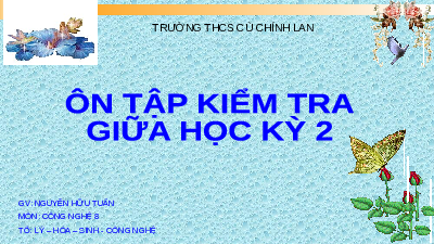 Giáo án điện tử Công nghệ 7 Chân trời sáng tạo: Ôn tập Chương 1 Mở đầu về trồng trọt và Chương 2 Trồng và chăm sóc cây trồng
