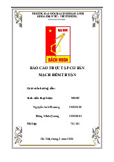 Báo cáo Thực Tập Cơ Bản Mạch Đếm Thuận | Thực tập cơ bản | Trường Đại học Bách khoa Hà Nội