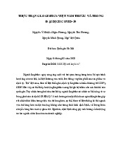THỰC TRẠNG LOGISTICS VIỆT NAM TRƯỚC VÀ TRONG ĐẠI DỊCH COVID-19 | Học viện Hành chính Quốc gia