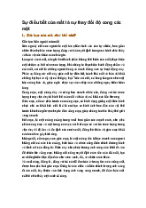 Sự điều tiết của mắt là sự thay đổi độ cong các mặt