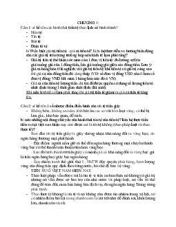 Đề cương tài chính tiền tệ