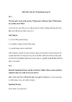 Giải Tiếng Anh 10 Unit 3: 3G Speaking | Friends Global