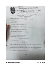 Đề thi cuối kỳ học phần Toán cao cấp 2 năm 2024 - 2025 | Đại học ngân hàng Thành phố Hồ Chí Minh