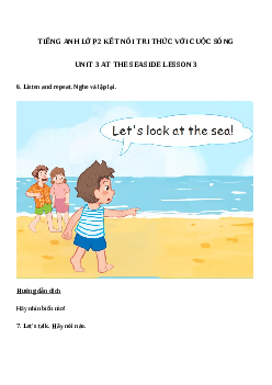 Unit 3 At the seaside Lesson 3 trang 16 | Tiếng Anh 2 Global Success