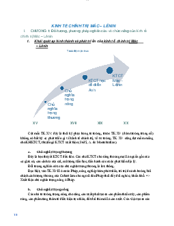 Tóm tắt bài học | Kinh Tế Chính Trị Mác - Lênin | Đại học Khoa học Xã hội và Nhân văn, Đại học Quốc gia Thành phố HCM