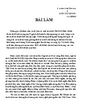 Bài luận tư tưởng Hồ Chí Minh - Trường Đại học Kinh tế Thành phố Hồ Chí Minh