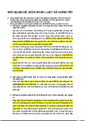 Mối quan hệ giữa pháp luật và chính trị - Luật Hiến Pháp | Trường Đại học Luật,  Đại học Quốc gia Hà Nội