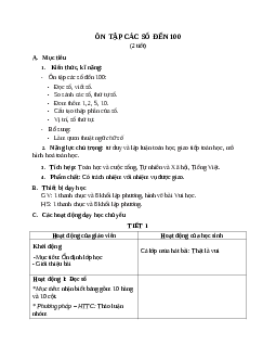 Giáo án Toán 2 sách Chân trời sáng tạo (Cả năm) | Tuần 1| Tiết 3