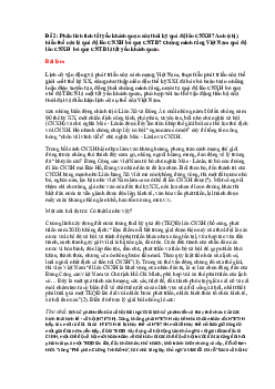 Câu hỏi tự luận Chủ nghĩa xã hội Khoa học | Đại học Kinh tế Quốc dân