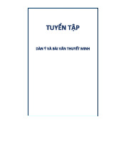 Dàn Ý và Bài Văn Thuyết Minh - Văn học 8