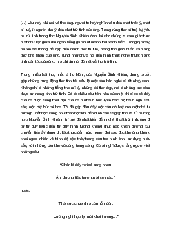 Những nét đặc sắc về thơ Nôm của Nguyễn Bỉnh Khiêm | Văn mẫu lớp 9