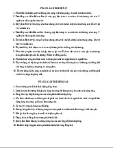Câu hỏi Ôn Tập Chương 2: Cầu và Cung Trong Kinh Tế  môn Kinh tế vi mô | Trường Đại học Kinh Tế Quốc Dân