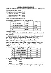 Bài kiểm tra thường xuyên giá thành  | Học viện Nông nghiệp Việt Nam