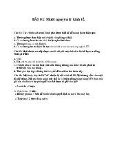 Tổng hợp bộ các câu hỏi trắc nghiệm vĩ mô | Đại học Kinh tế Thành phố Hồ Chí Minh