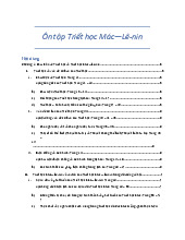 Nội dung và Nguyên lý cơ bản môn Triết học Mác - Lênin | Trường Đại học Khoa học Tự nhiên, Đại học Quốc gia Thành phố Hồ Chí Minh