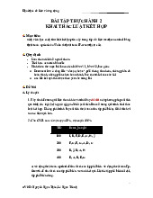 Bài tập thực hành 2 | Khai thác dữ liệu và ứng dụng | Trường Đại học Khoa học Tự nhiên, Đại học Quốc gia Hà Nội