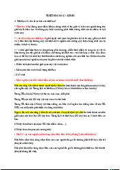 Top 10 câu hỏi tự luận - Triết học Mac Lenin | Trường Đại học Ngoại ngữ, Đại học Đà Nẵng