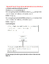 Tìm giá trị lớn nhất nhỏ nhất của hàm số trên đoạn | Chuyên đề Toán 12