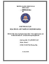 Nhận diện và phê phán luận điểm: “Chủ nghĩa tư bản mới là hình thái kinh tế - xã hội cuối cùng trong lịch sử” | Bài Thảo Luận Chủ Nghĩa Xã Hội Khoa Học