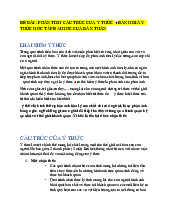 Câu hỏi và đán án đề bài : phân tích cấu trúc của ý thức đánh giá ý thức học tập đại học của bản thân môn Tâm lý học đại cương    | Học viện Nông nghiệp Việt Nam