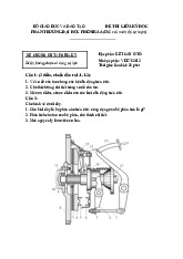 Đề thi giữa kỳ học phần Kết cấu ô tô | Trường Đại học Phenikaa